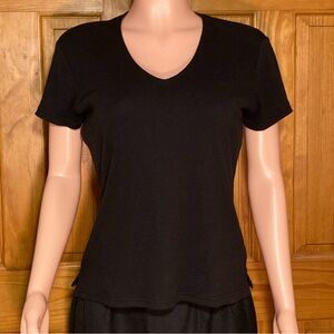 EUC Vintage White Stag V-Neck Knit Top Size L